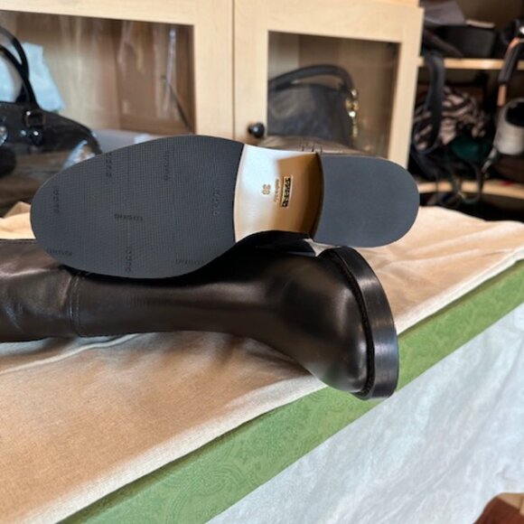 Gucci Over The Knee Black Boots - Picture 7 of 9